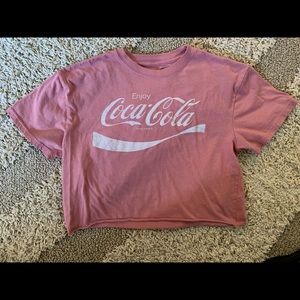 COCA COLA CROPPED T SHIRT!